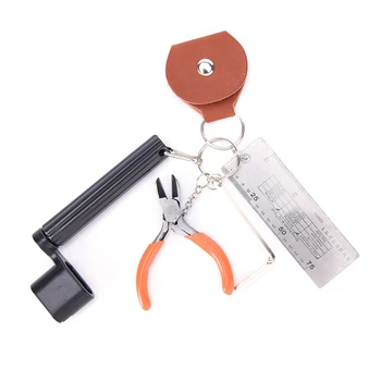 

Setup String Winder Bridge Pin Peg Puller String Action Ruler String Cutter Pick Case Guitar Accessories Kit Tool Set Hot Sale