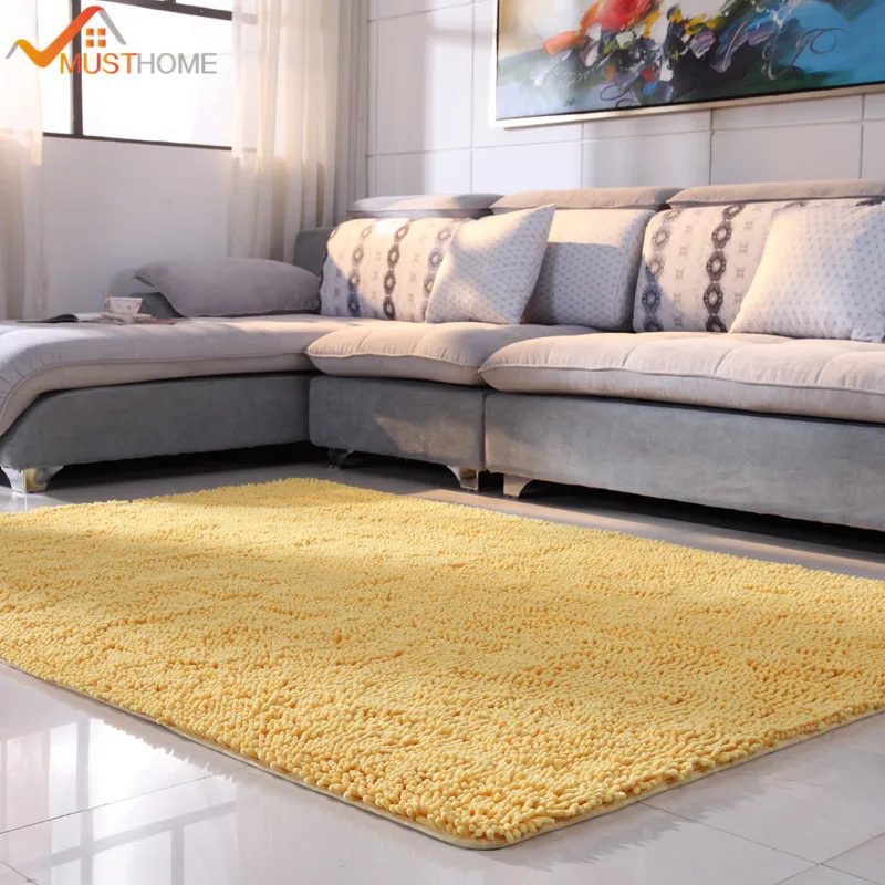 70x180cm/28"x71" Chenille Microfiber Area Rug Home Anti skid Soft