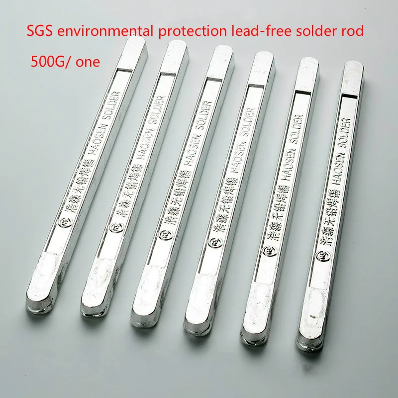 Pure tin lead-free solder rod SGS certification purity: 99.3% 99.9% weight: 500G. | Инструменты