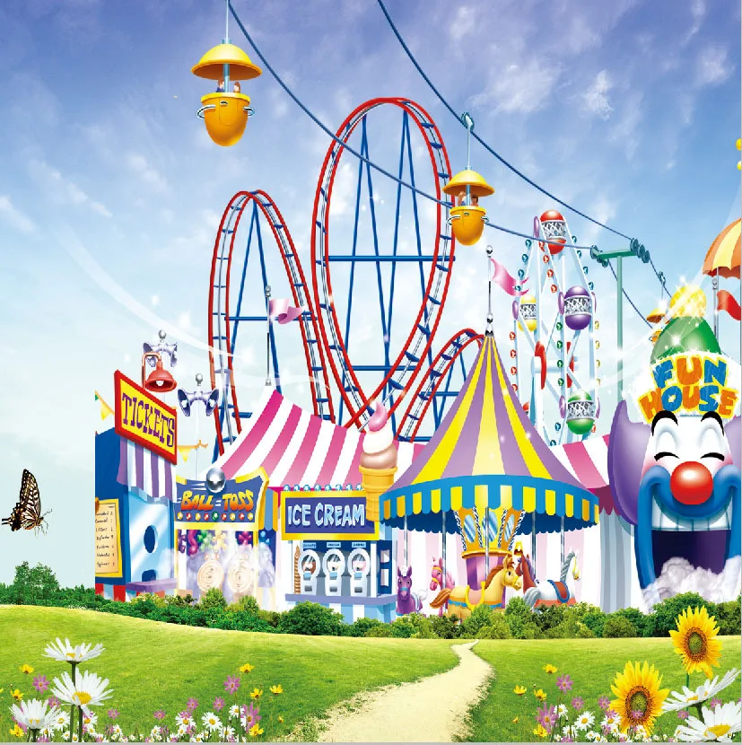 10x10ft roller coaster amusement