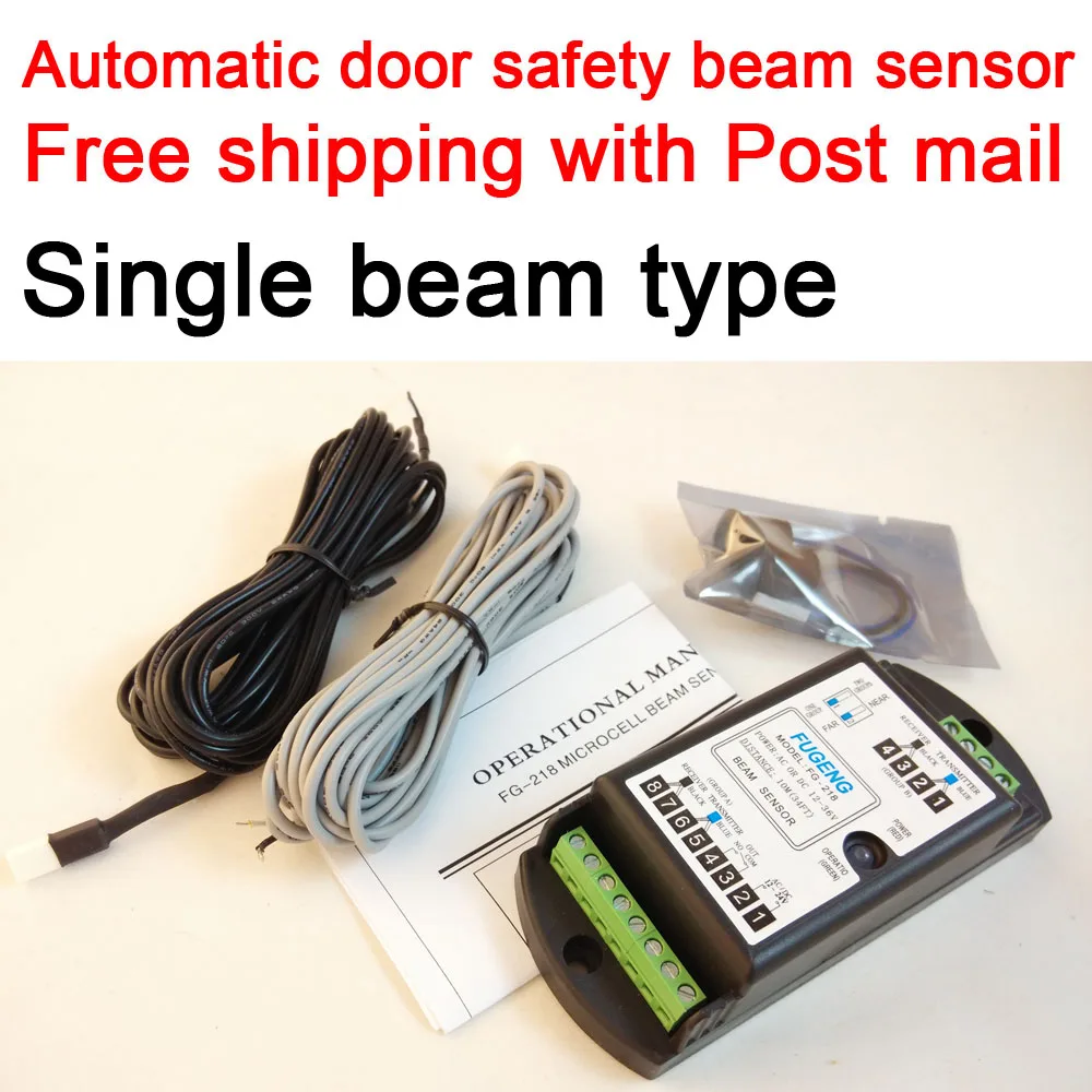 

Free shipping with post air mail / Automatic sliding door microcell safety protection beam sensor FG-218 (Single Beam)