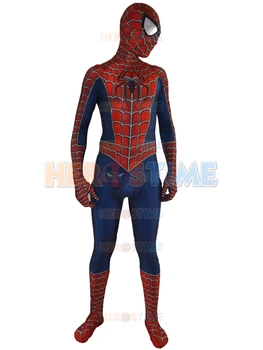

New Raimi Spider-man Costume 3D Printed Kids Adult Lycra Spandex Fullbody Spiderman For Halloween Costume Hot Sell