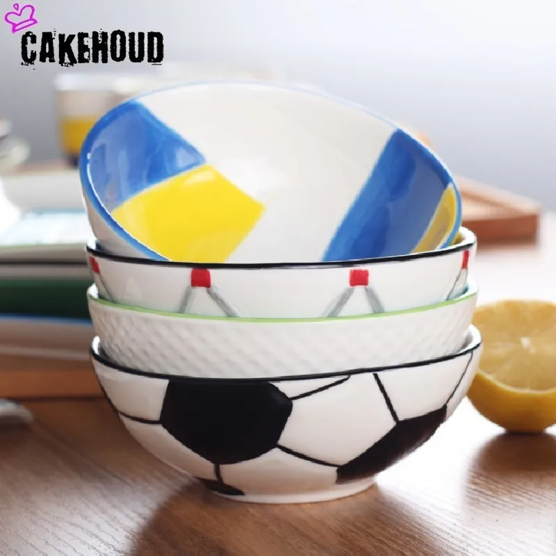 CAKEHOUD новая детская керамическая посуда мячи спортивная серия блюд баскетбол