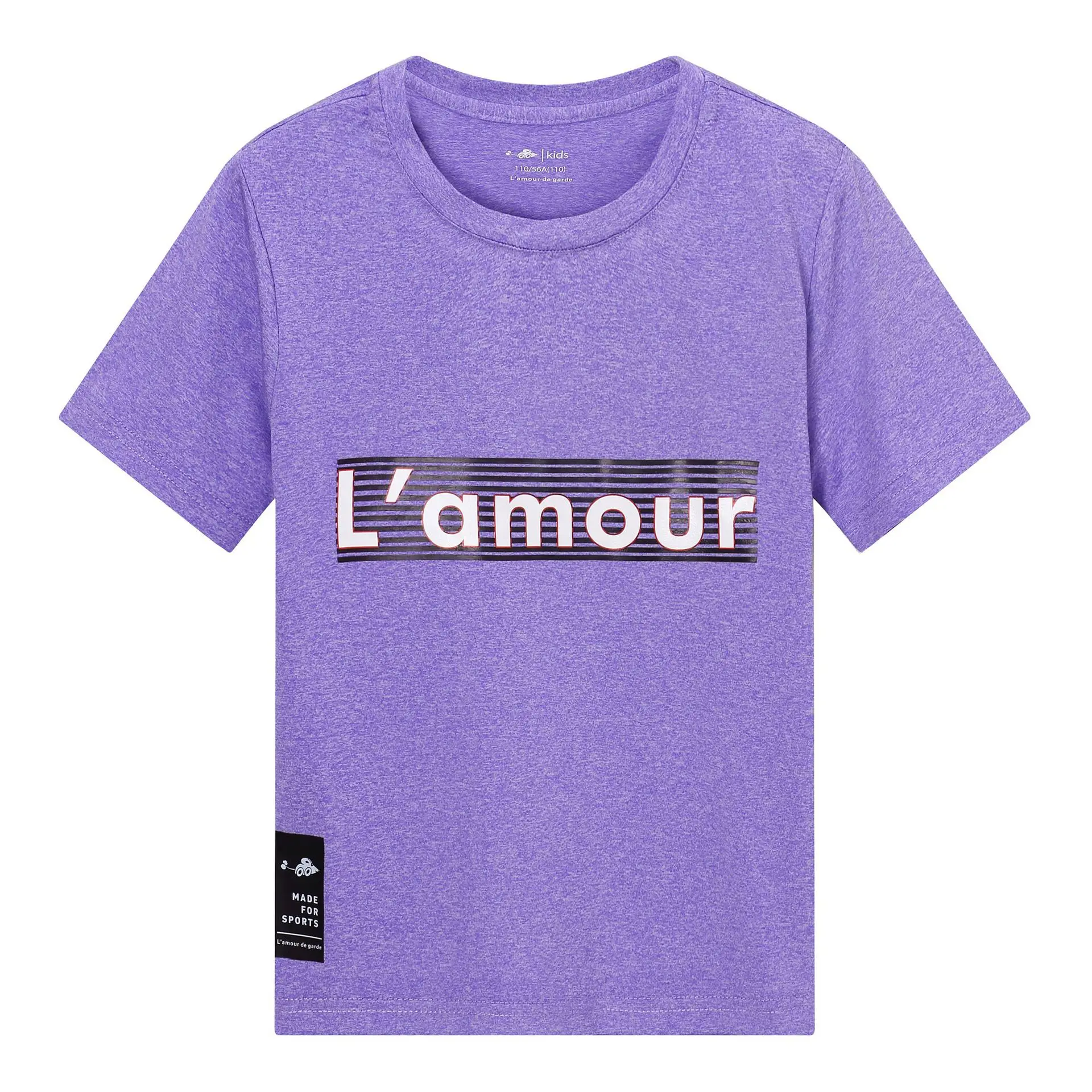 Summer Sports Function Children Top Tees Fast Drying Elasticity Hygroscopic Anti-UV Outfits Boys T-shirts For 105-155cm