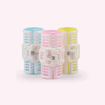 

3pcs Hairdressing Home Use DIY Magic Large Self-Adhesive Hair Rollers Styling Roller Roll Curler Hair Tool Color Random P20