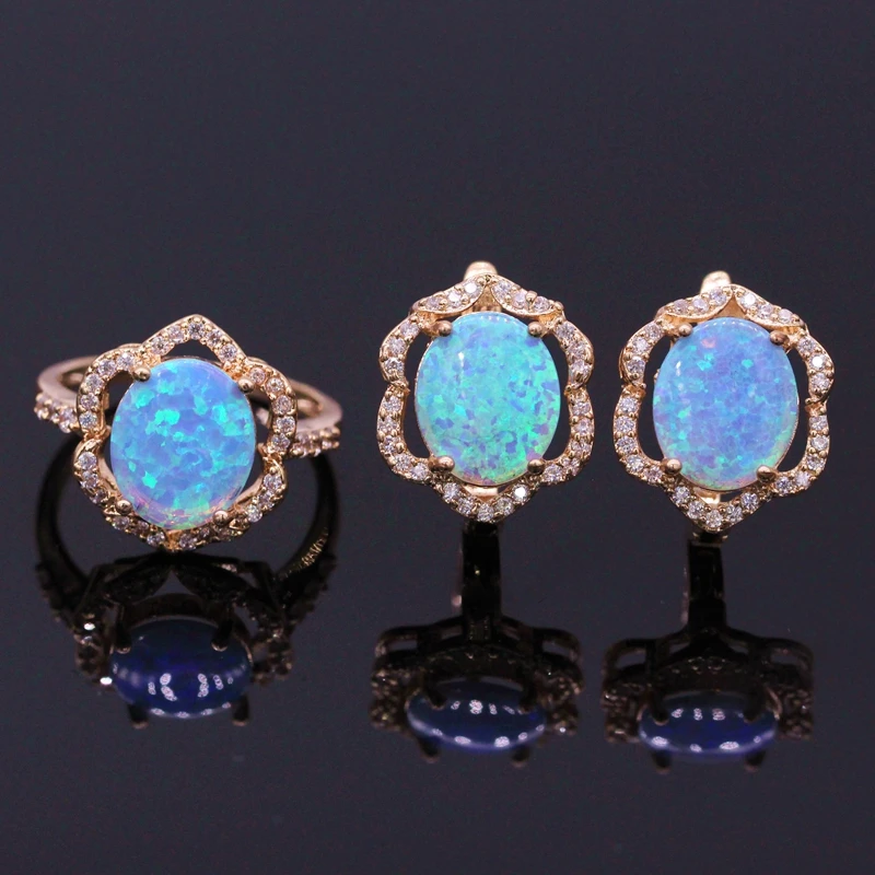 Aliexpress.com : Buy JY Elegant Crystal Light Blue Fire