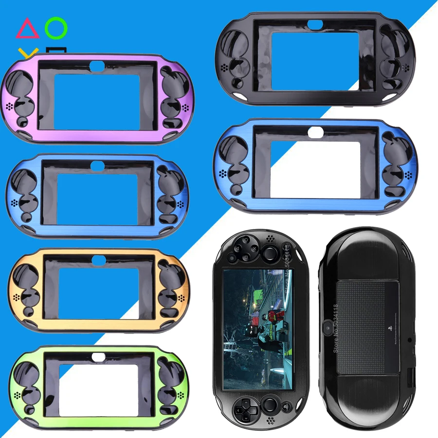 

Aluminum Skin Metal Cover Hard Case Protective Shell for Sony Playstation PS Vita PSV 1000 PCH-20 Games Accessories