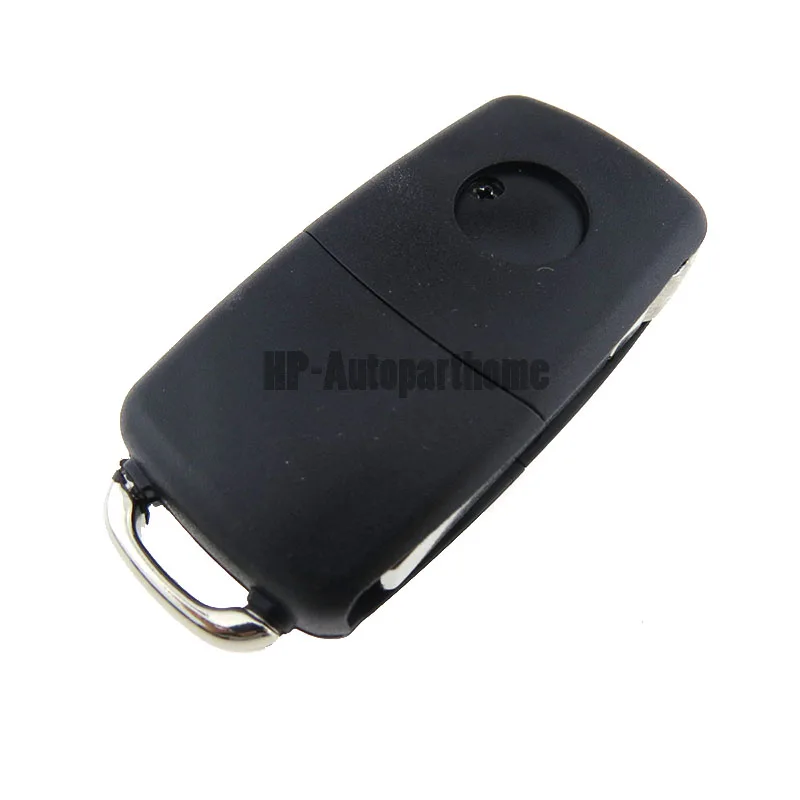 Folding Car Remote Flip Key Shell For Volkswagen Golf Tiguan Polo Passat CC SEAT Skoda Mk6 Octavia 3 BTN Flip Entry Case Fob 03