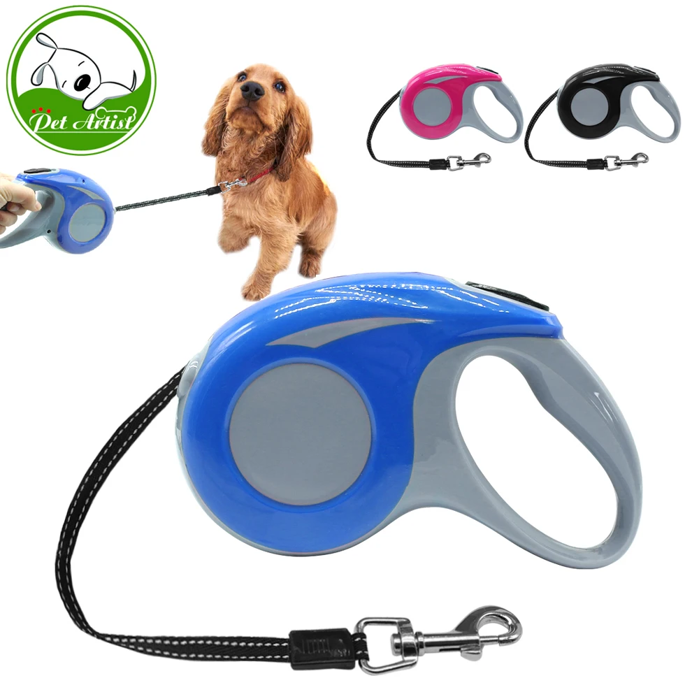 16ft Pet Retractable Dog Leash Extending Automatic Puppy Walking Lead
