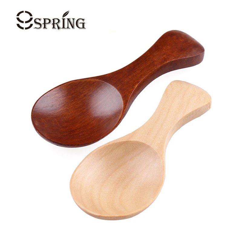 

10Pcs Mini Kitchen Spoons Small Wooden Spoon Coffee Scoop Salt Spice Seasoning Spoon Short Handle Wood Spoon Kitchen Accessories