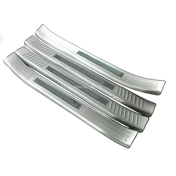 

For 2017 2018 Peugeot 5008 GT Car Door Sill Scuff Plate Welcome Pedal Protector Pedal Step Cover Stainless Car Styling Accessory