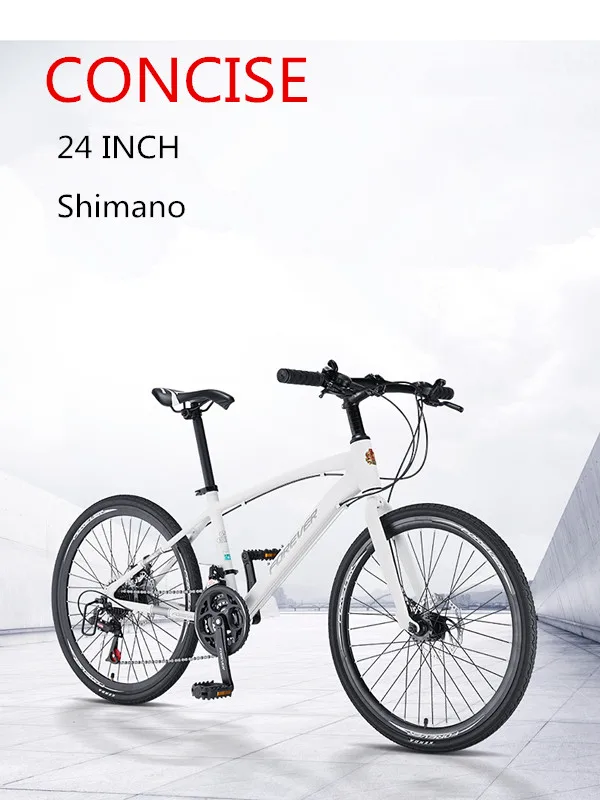 Sale Road Bike Entry Level for Men and Women Racing Bicycle Flat Disc Brake Super Light Super Fast Variable Speed 24 inch Bicycle 0