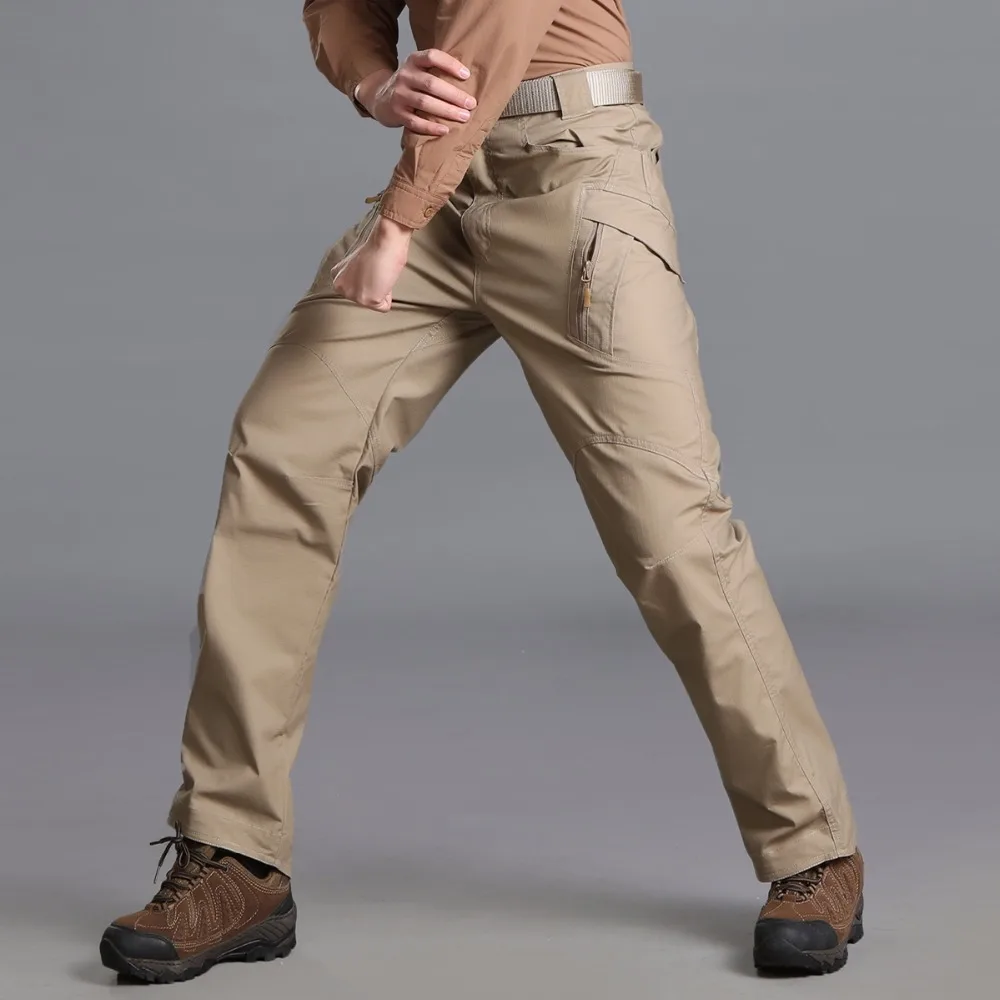 Тактические брюки IX9, весенние брюки-карго, мужские армейские военные штаны с шестью карманами, хлопковые брюки, мужские водонепроницаемые брюки