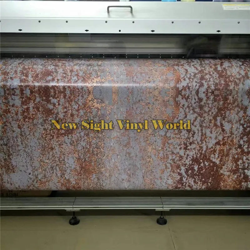 

Rust Vinyl Wrapping Film Air Bubble Free Vehicle Graphics Car Styling Size:1.50*30m/Roll