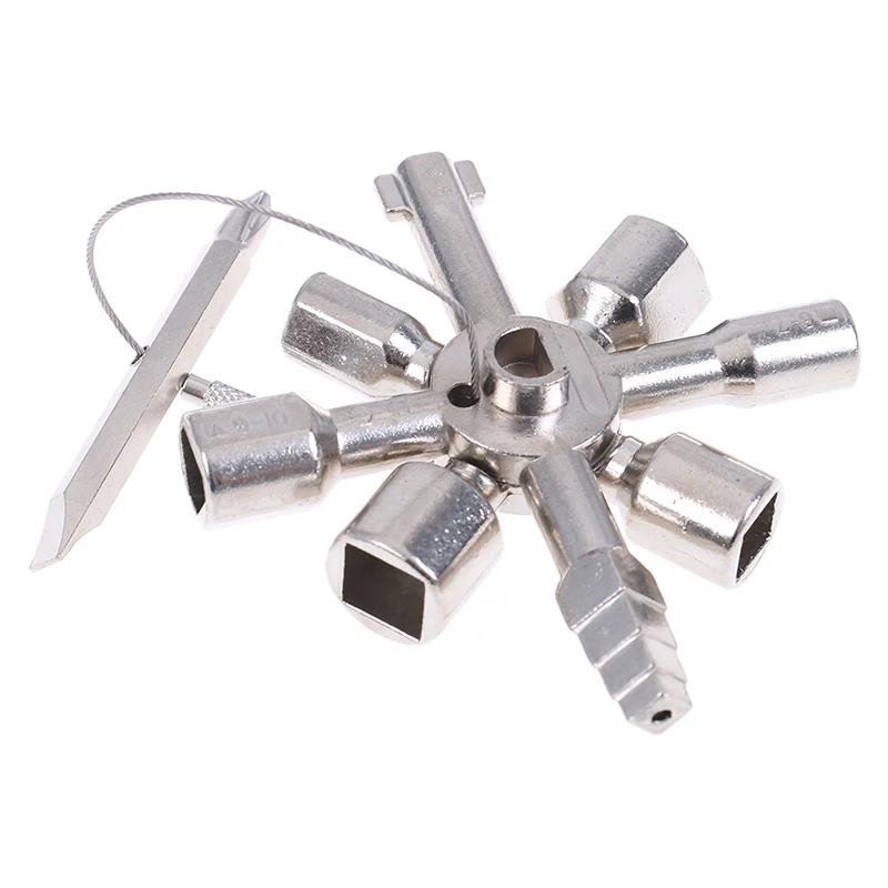 1PC JETTING Hot Sale 10 In 1 Snap Grip Wrench Utility Key Universal Cross Key Gas Electric Cabinets High Quality