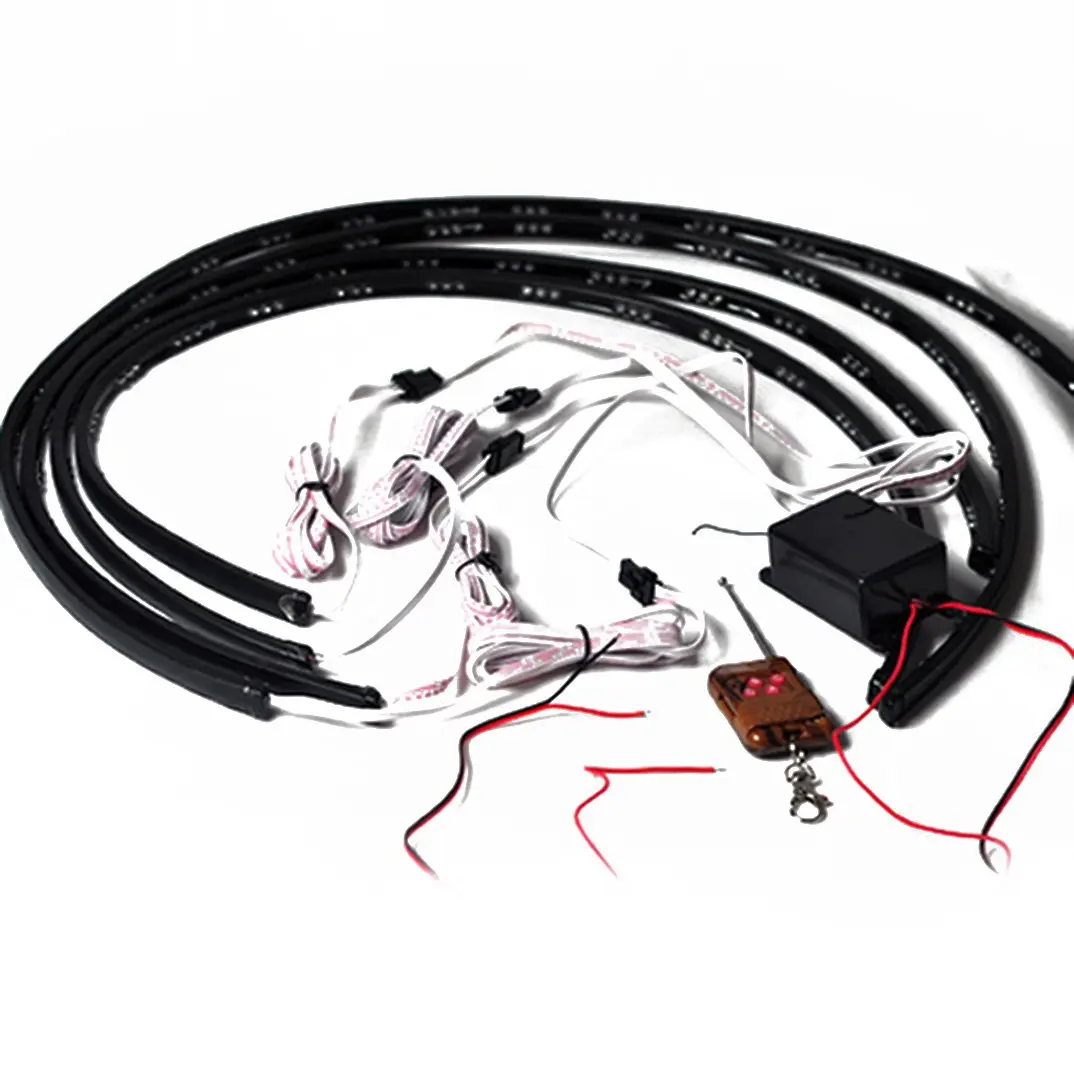 

10x) 7 Color LED Under Glow Underbody Neon Strip Kit 2x 36" & 2x 48