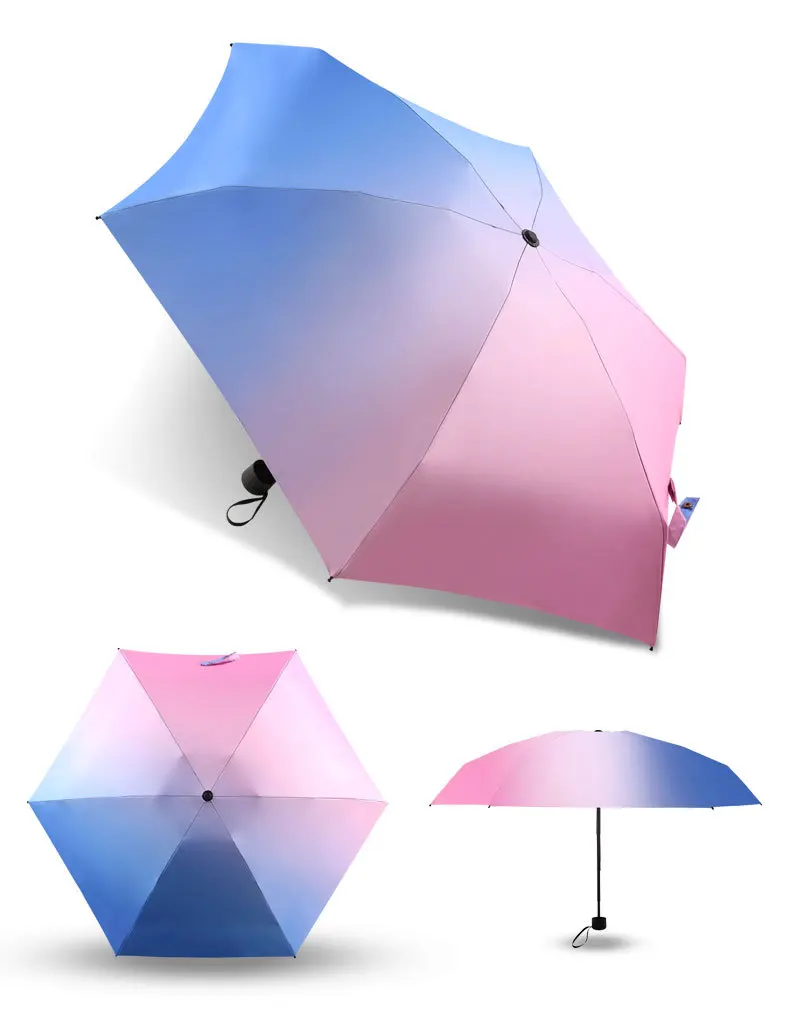 Gradiente Colorido do Guarda-chuva da Chuva Para