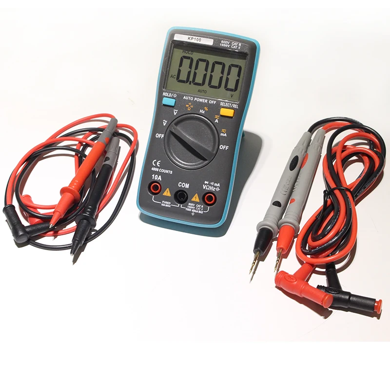 hight quality 100 Portable Autoranging Digital Multimeter 4000 Counts Backlight ACDC Ammeter Voltmeter Ohm Portable Meter (1)