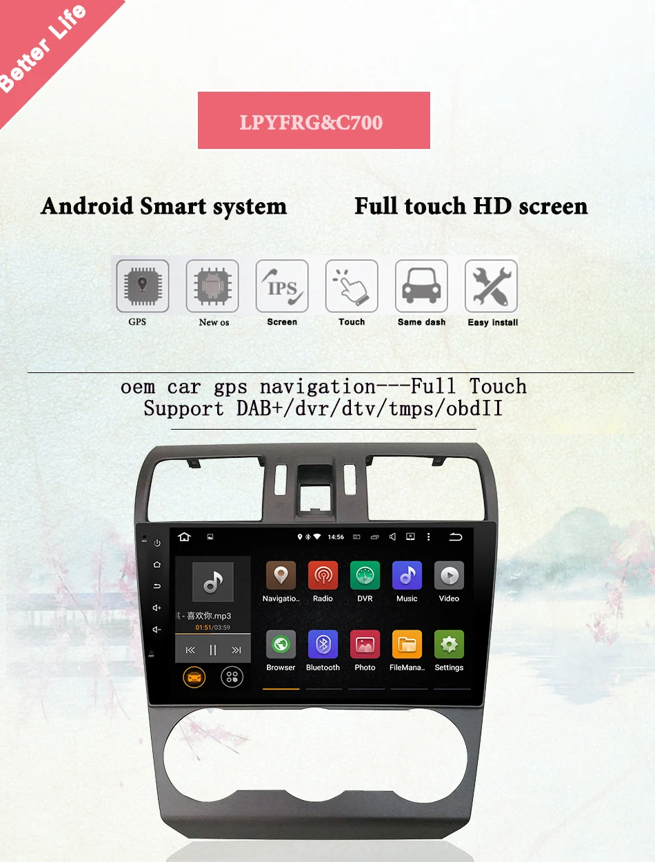 Excellent 9" WiFi 3/4G Octa Core Android 9.0 DAB+ 4GB Car DVD Multimedia Player Radio For Subaru Forester XV WRX 2014-2016 2017 2018 2019 2 Excellent 9" WiFi 3/4G Octa Core Android 9.0 DAB+ 4GB Car DVD Multimedia Player Radio For Subaru Forester XV WRX 2014-2016 2017 2018 2019 2