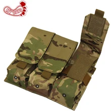 Тактический Пистолет тройной подсумок Военная переноска магазинная сумка Военная Униформа жилет штурма набор аксессуаров для M14 Ak47 коробка для патронов