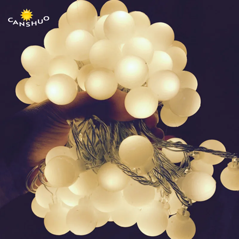 Koop Led Ball Fairy String lights 2 m 3 m 4 m 5 m 10 m 20 m Battery Operated Wedding kerst Outdoor Garland waterdicht Decoratie lampen