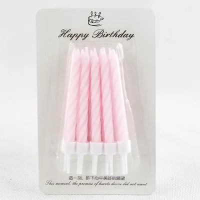 50 коробок мечта красочный цвет свечи торт вечерние день рождения праздник принадлежности милые свечки на день рождения для кухни выпечки подарки - Цвет: Light pink 50 box