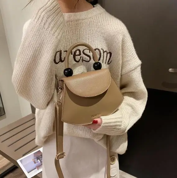 

Mini shell shape shoulder bag ladies letter square bags with beads women handbags sac a main femme de marque luxe cuir 2019