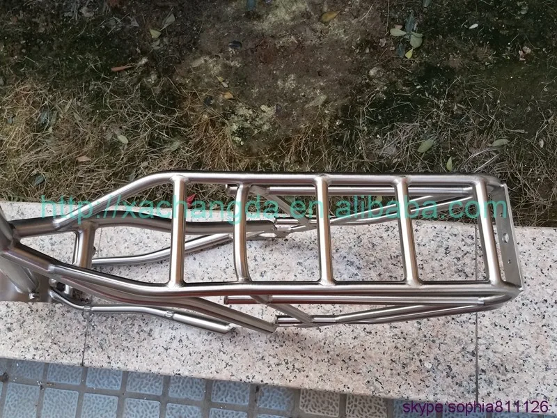 Titanium gearbox bike frame1