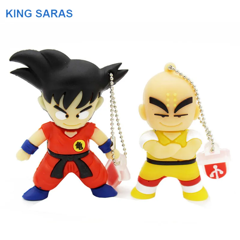 

KING SARAS pen drive 4GB 8GB 32GB 64GB cartoon Dragon Ball Goku Kuririn pendrive 16gb usb flash drive