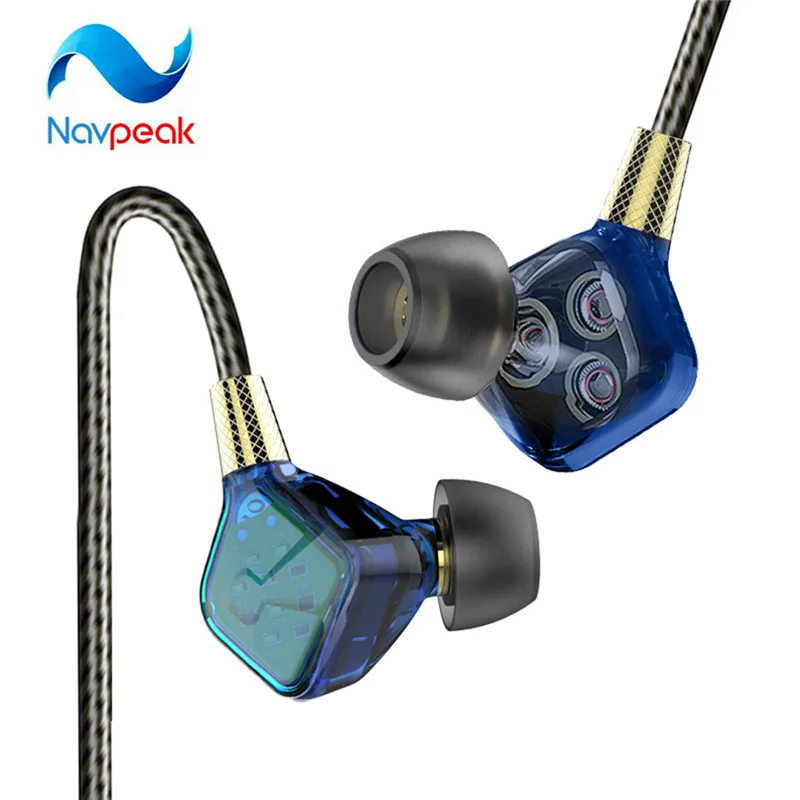 10 шт./лот navpeak классический шесть блок динамические наушники вкладыши