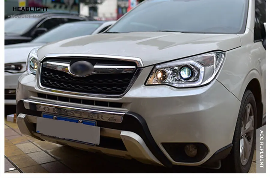 2 шт. светодиодный фары для Subaru Forester- светодиодный Автомобильные фары ангельские глазки комплект ксеноновых фар, Высокопрочная конструкция протовотуманная подсветка Габаритные огни