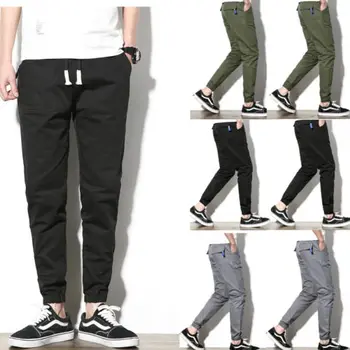 

2018 New Fashion Hot Popular Men's Sweatpants Trackpants Casual Pants Trouser Bodybuilding Fitness