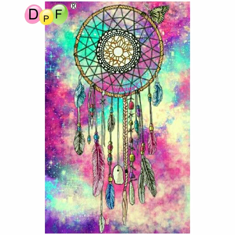 

DPF DIY 5D crafts diamond painting cross stitch needlework Wind chimes diamond mosaic square home decor diamond embroidery gift
