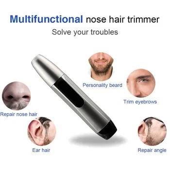 

Professional Hair Removal Tool Nose Ear Trimmer Electric Nose Trimmer Hair Trimer Shaving Face Care For Men