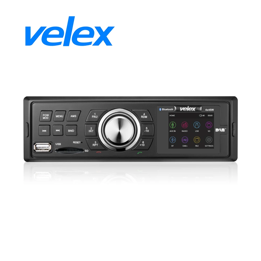 Автомобильный приемник DAB с AM/FM/RDS/Bluetooth/MP3/4x45 Вт Быстрая доставка|car receiver|car fm