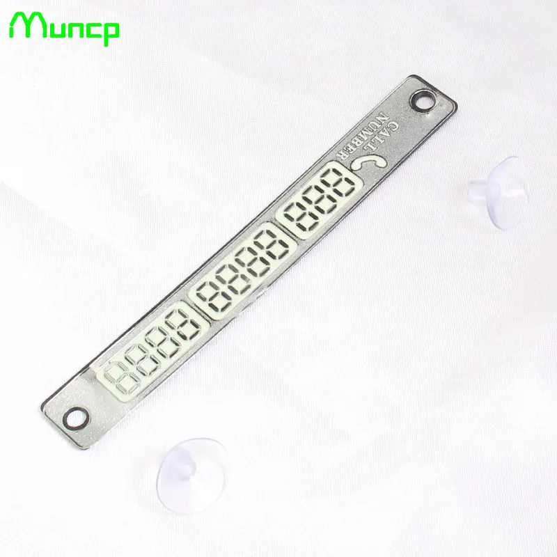 

Muncp Temporary Parking Card Luminous Phone Number Card Plate For Chery Tiggo Fulwin A1 A3 QQ E3 E5 G5 V5