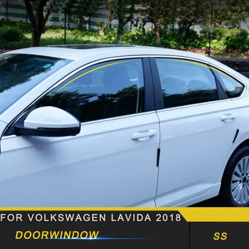 

For Volkswagen Lavida 2018 Car Styling Gate Door Window Cover Frame Trim Sticker Exterior Accessories
