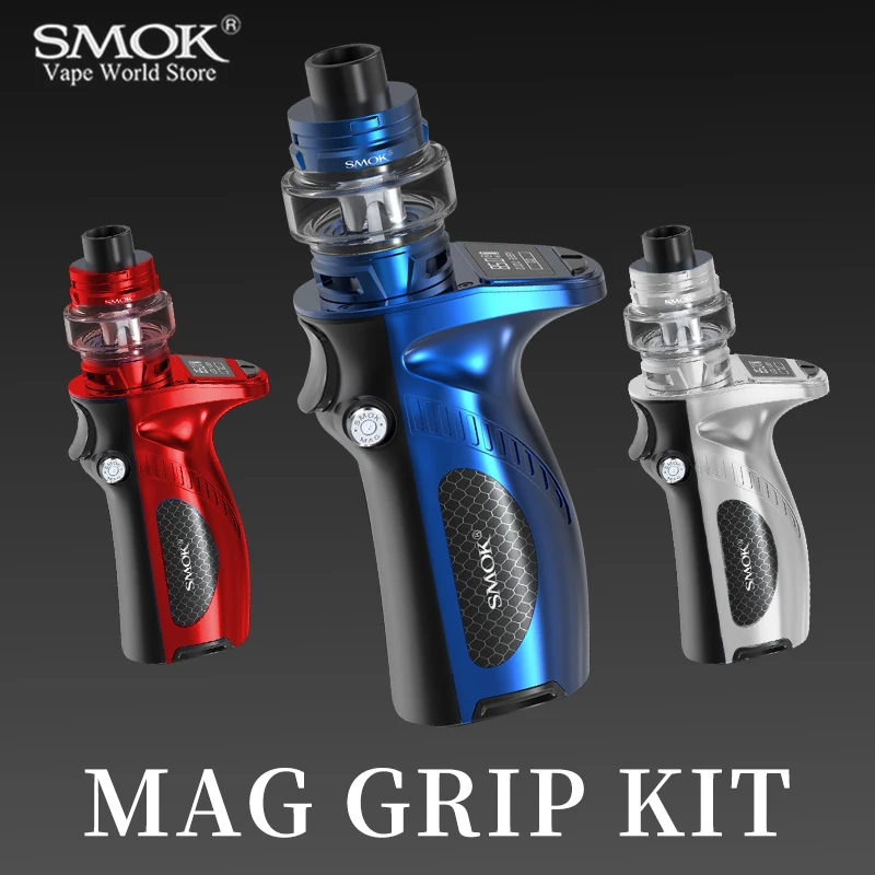 Vape SMOK Mag Grip Kit Sigaretta Elettronica Mod Vaporizador 100 Вт для 18650 батареи испаритель TFV8 Baby V2 Tank S8011 |