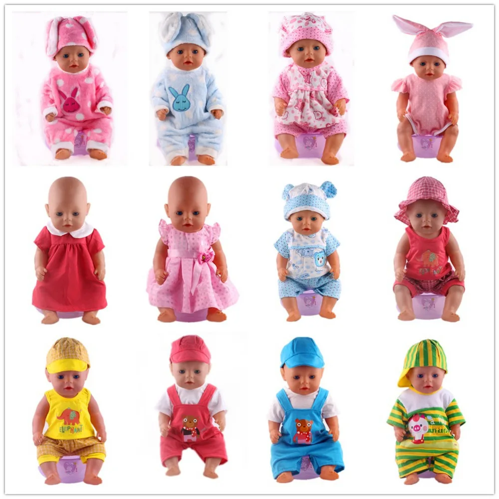 14Style Choose 1 Leisure Sports font b Doll b font Clothes Wear fit 43cm Baby Born