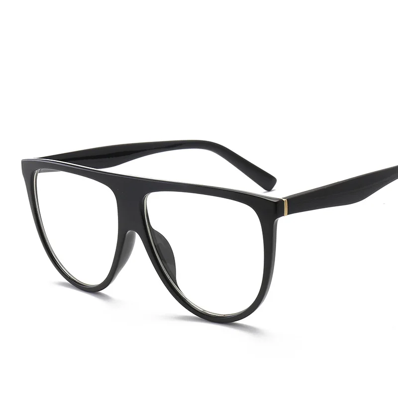 Женские солнцезащитные очки с плоским верхом, UV400, модные, стильные, большие размеры,, летние, оттенки для девушек, очки K32641 - Цвет линз: C8 Black white