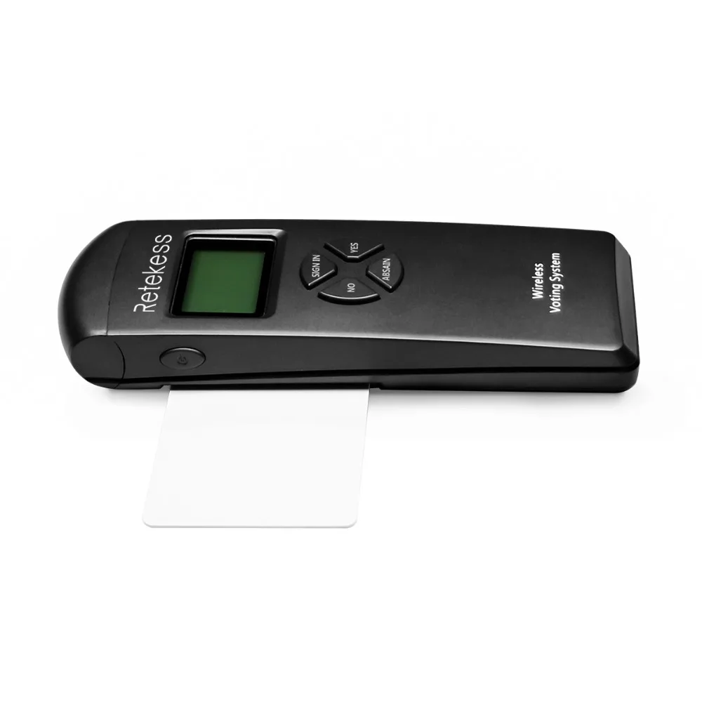 Retekess T14 رمادي LCD اللاسلكية التصويت جهاز ل نظام التصويت مؤتمر اللاسلكي مع بطارية F9440A