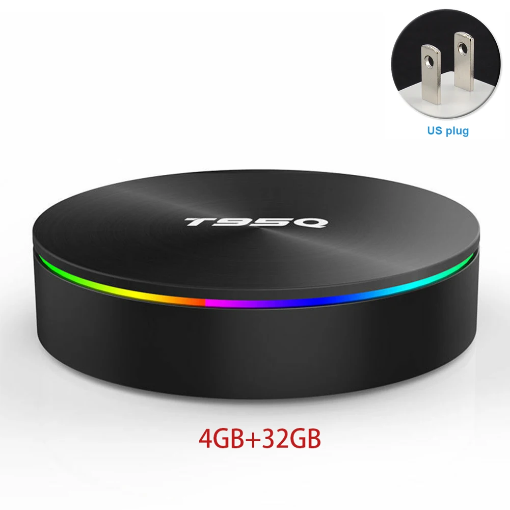 

TV Box Receiver WIFI Set Top TV Tuner Digital Home Devices Indoor Full HD Android 8.1 Media Player Multi-language Portable