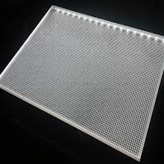 6mm single sided acrylic laser engraving light guide panel sheets led sheets