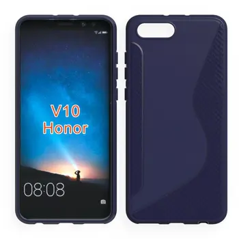 

50pcs/lot Free Shipping New S Line TPU Soft Case Cover For Huawei Honor V10