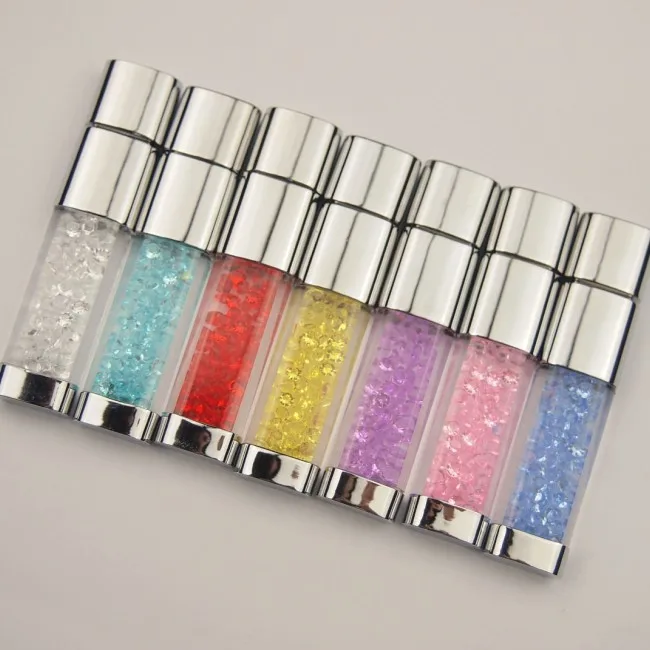 usb 2.0 flash drive 30pcs/lot metal diamond Crystal USB flash drive pen drive 8GB 16GB 32GB 64GB Jewelry memory stick LED light Custom logo gifts 128gb usb
