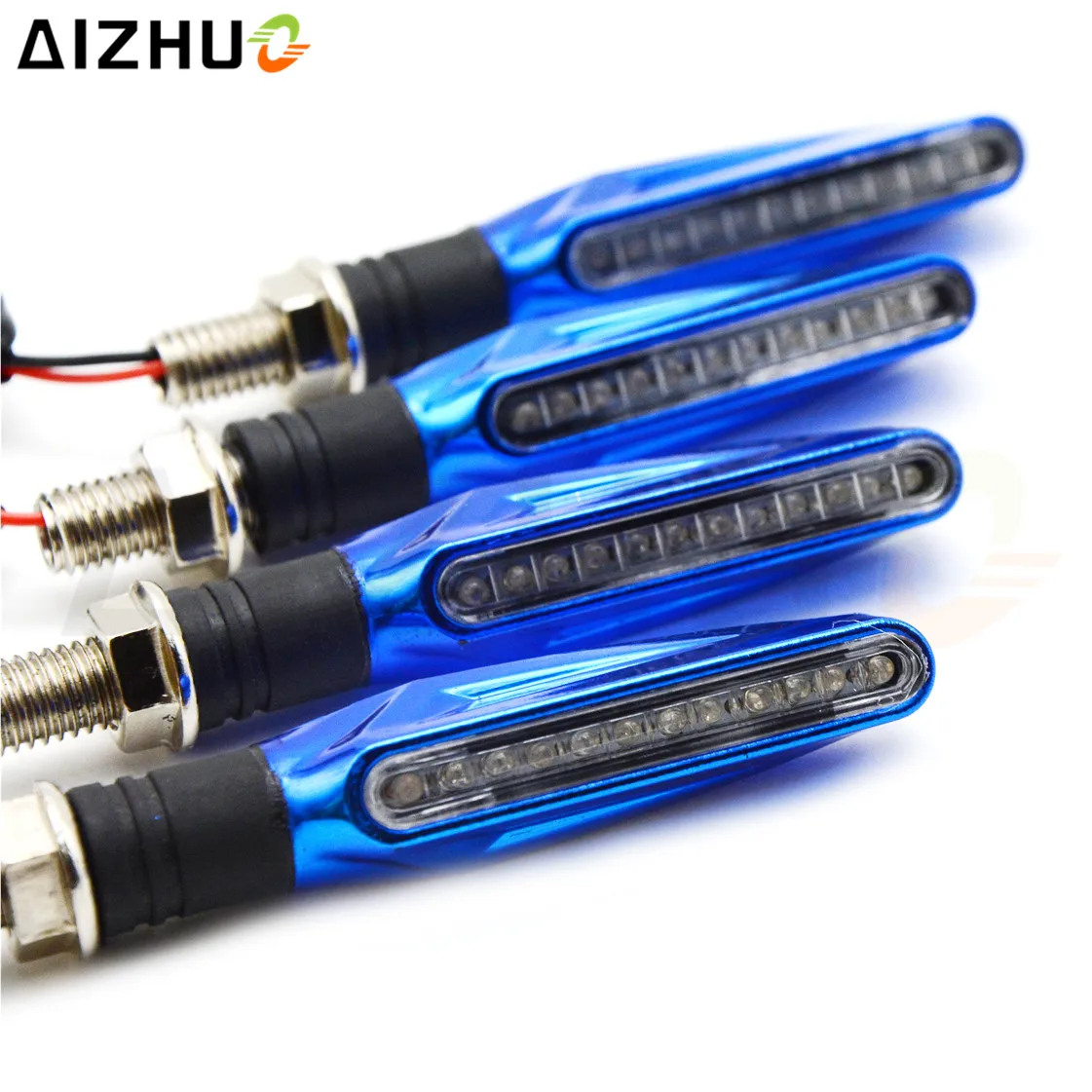 

Universal 4PCS Motorcycle Turn Signal Light 12V LED Lamp Decorative Modified Light For suzuki V-strom 650 1000 SV650 GSR 650 700