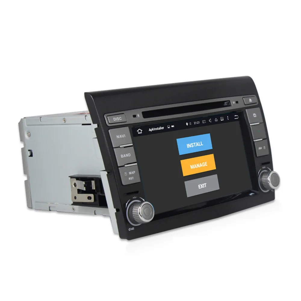 Top COIKA 4+64G RAM Android 9.0 System Car Auto Stereo For Fiat Bravo GPS Navi Radio Multimedia Phonelink DVR Mirror Screen SWC BT 5