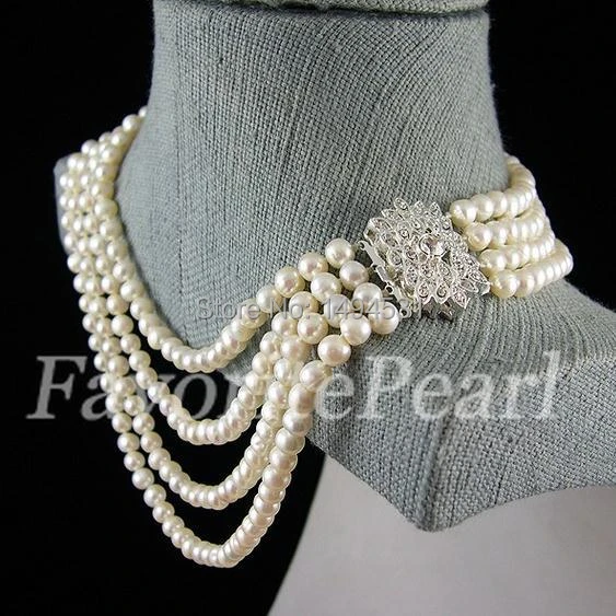 Pink Pearl Necklace Stack - Buy the Individual Pieces or the 3 Piece Set.  Fashion Hut Jewelry