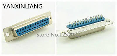 

10 pcs D-SUB DB25 Pin female Solder Type Connector Socket 2 Rows DB25F Female