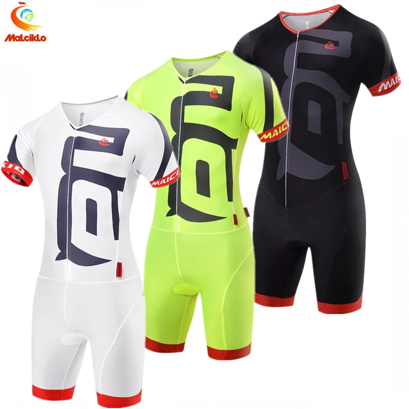 Malciklo 2019 برو فريق بدلة ترايثلون الرجال الدراجات جيرسي Skinsuit بذلة مايوه الدراجات مجموعات روبا Ciclismo دراجة الملابس